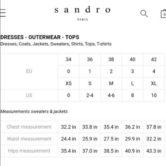 Sandro Paris Marka Lace/Embroidered Ruffle Short Sleeve Cream Top - Picture 6 of 8